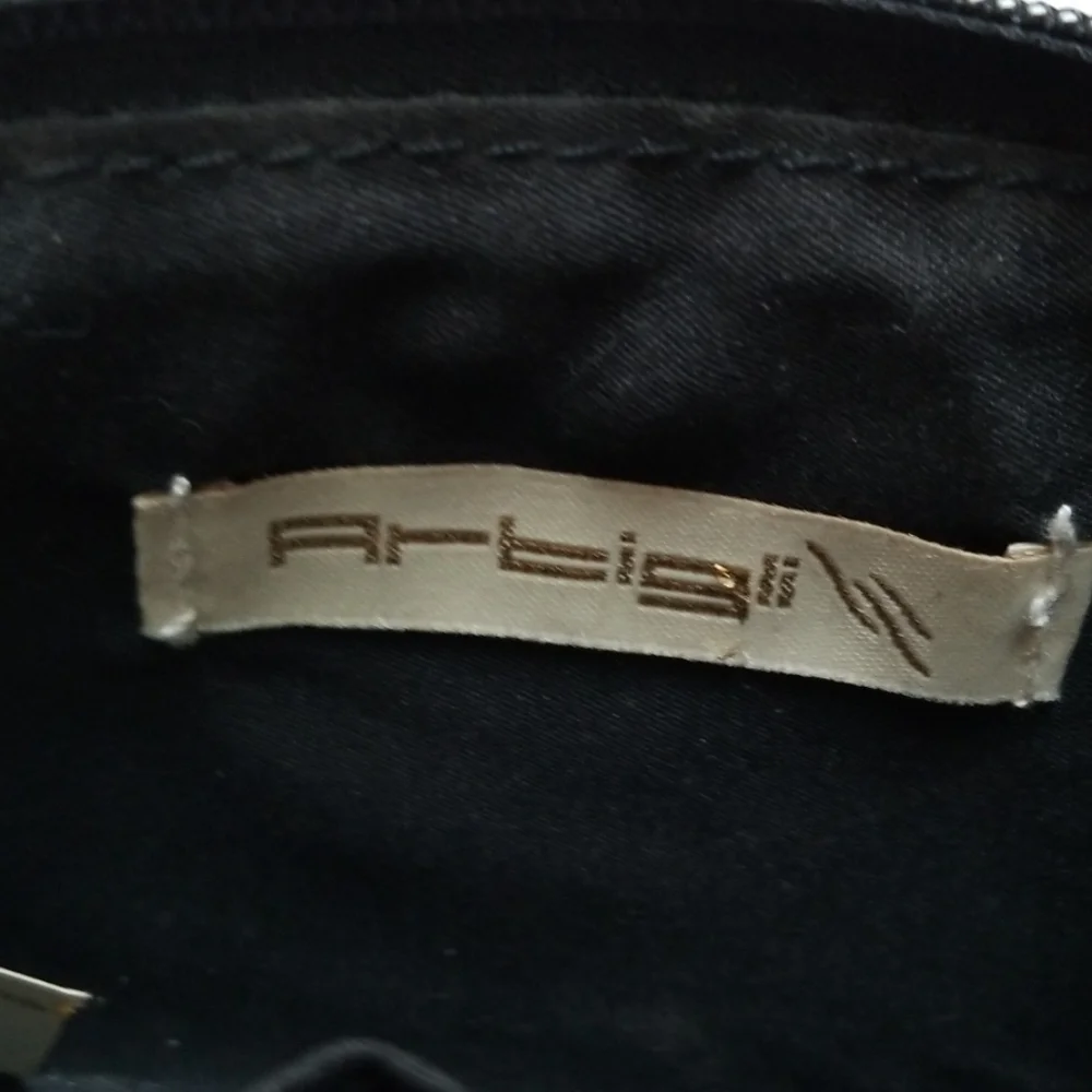 Artigli black gray Wristlet with chain